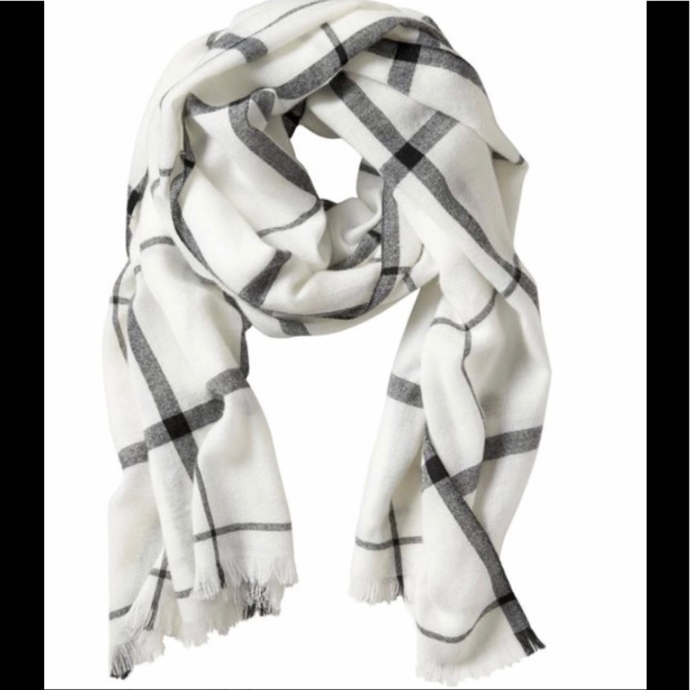 Banana Republic Windowpane Scarf